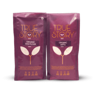 true story organic ragi flour true story sattu combo