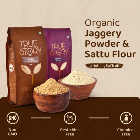 Jaggery Powder & Sattu Flour Combo