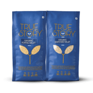 true story organic barnyard millet true story organic foxtail millet combo