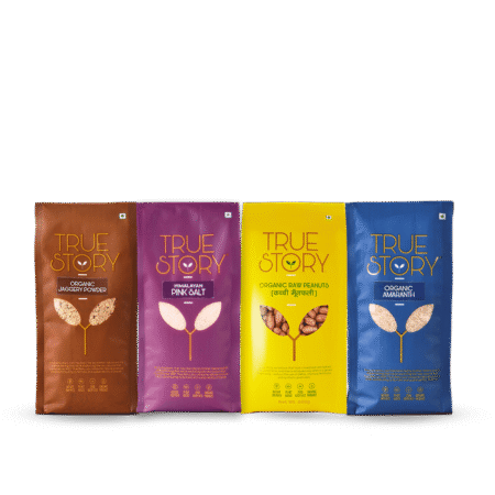 true story organic jaggery powder true story organic raw peanuts true story organic amaranth true story pink salt